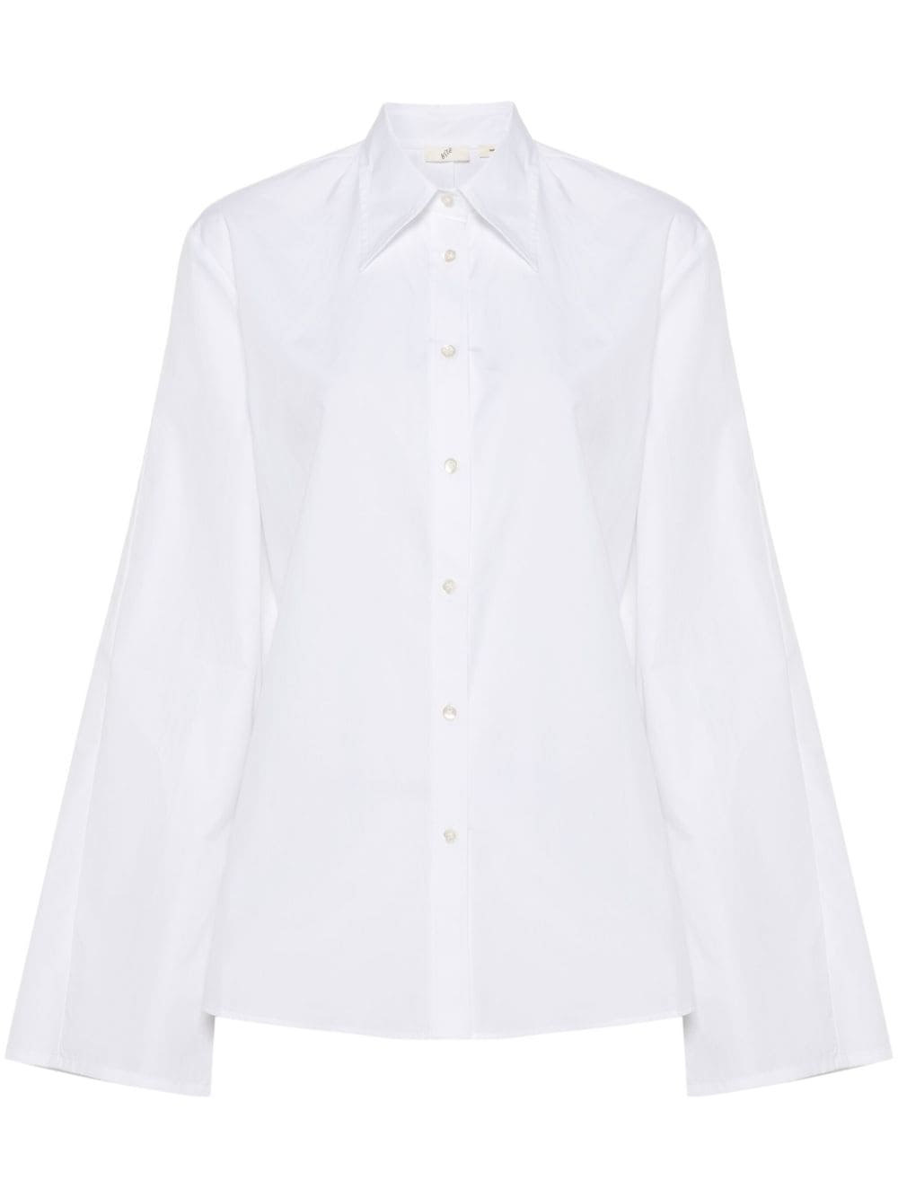 BITE Studios poplin bell-sleeve shirt - White von BITE Studios