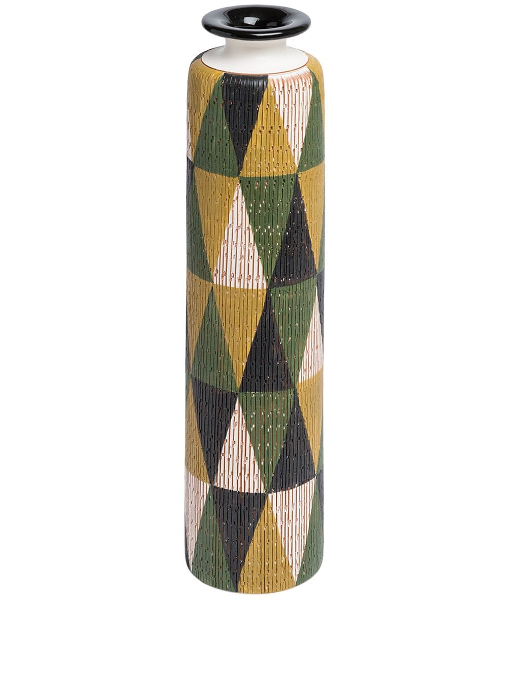 Bitossi Home triangle pattern vase - Yellow von Bitossi Home
