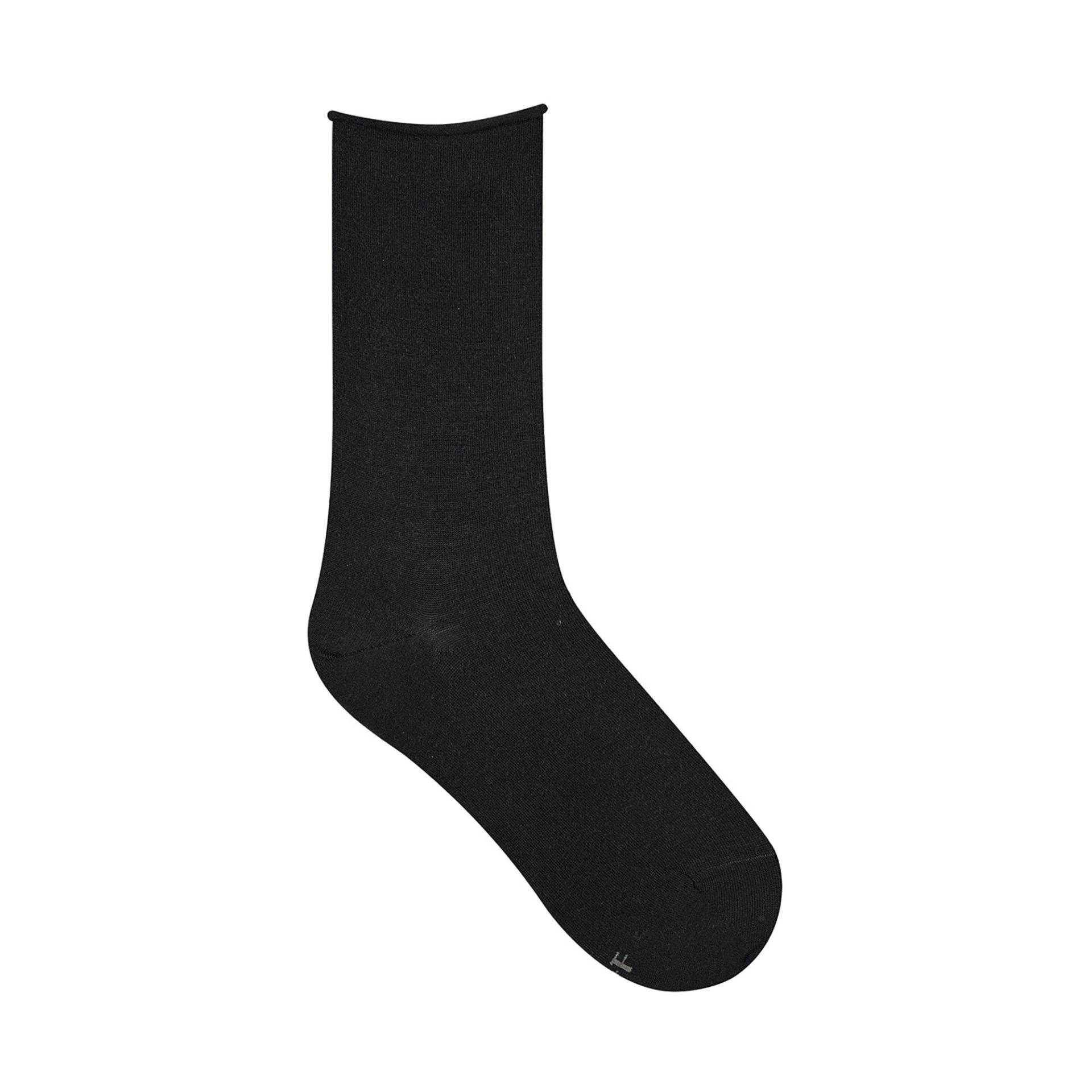 Knöchellange Socken Damen Black 39-41 von BLEU FORET