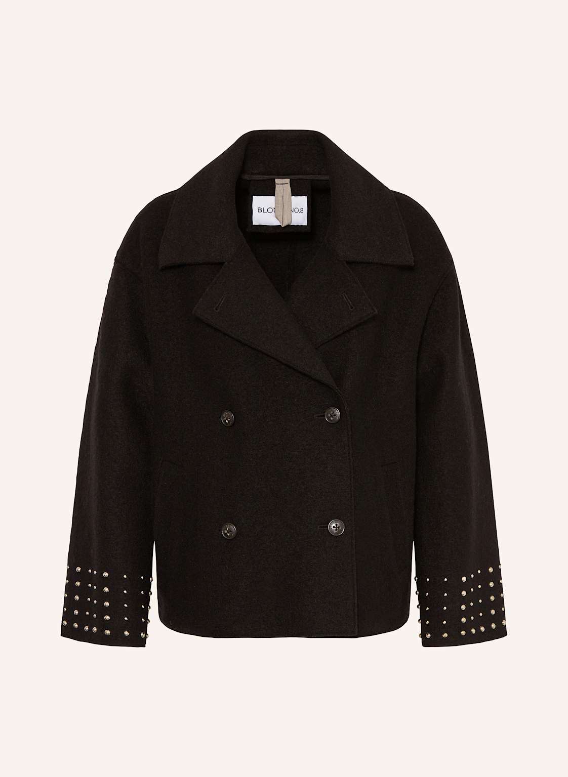 Blonde No.8 Cabanjacke Mit Nieten schwarz Blonde No.8 Cabanjacke Mit Nieten schwarz von BLONDE No.8