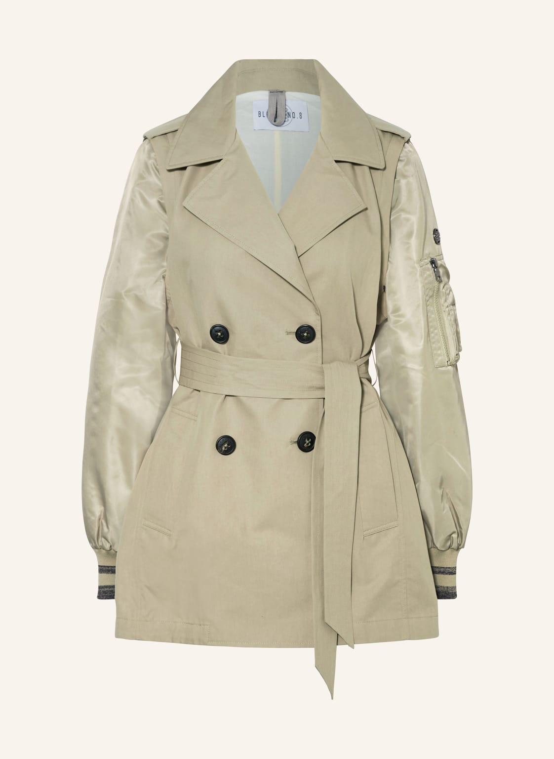 Blonde No.8 Trenchcoat Derby Bo Mit Abnehmbaren Ärmeln gruen