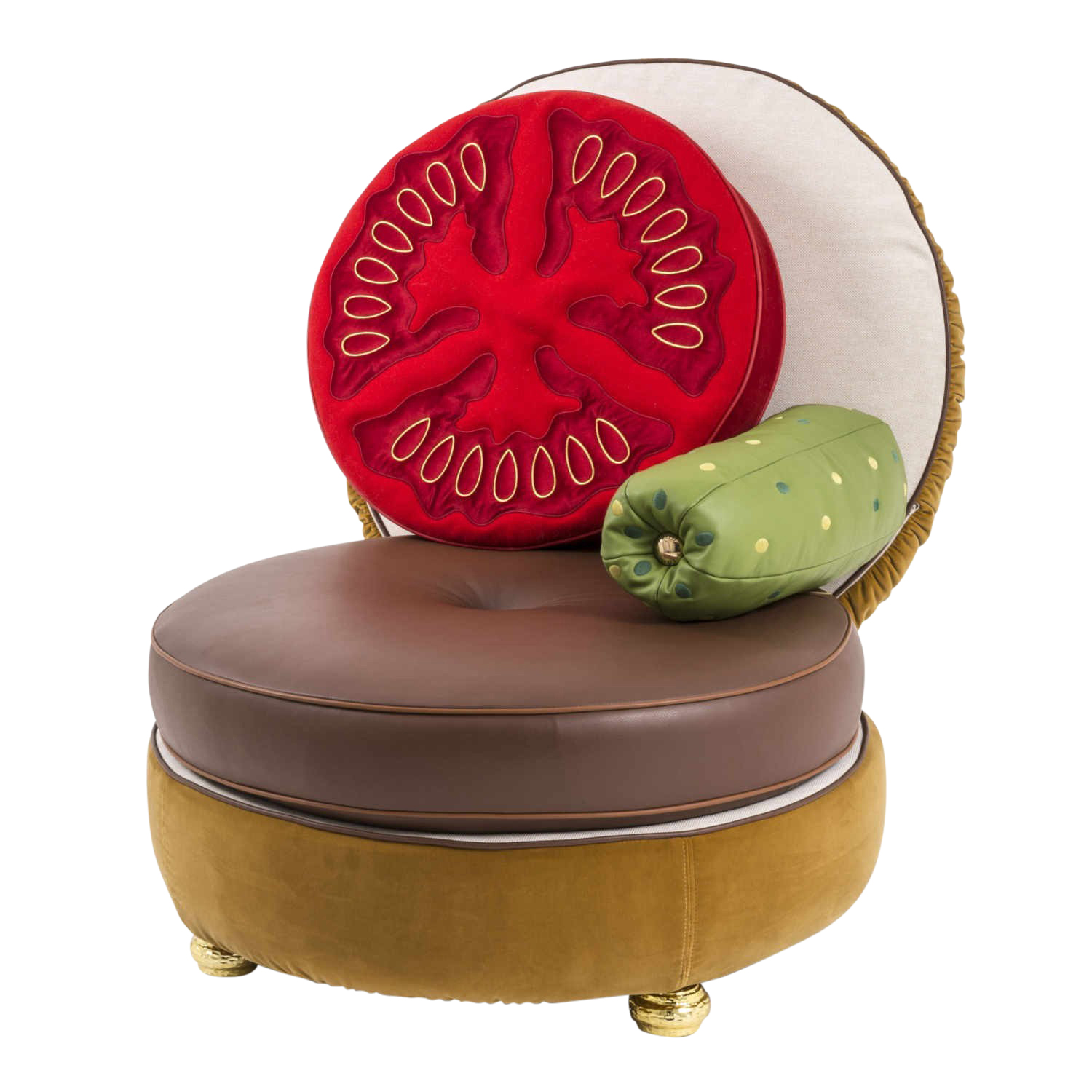 Burger Chair & Vegetables Sessel Burger Chair & Vegetables Sessel von BLOW by JOB&SELETTI