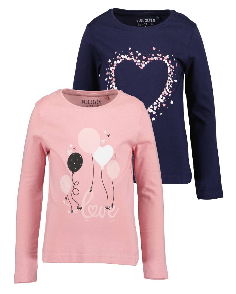 Blue Seven Langarmshirt »Blue Seven Mädchen Langarmshirts MARKETPLACE - 2er Pack«, (2 tlg.) von BLUE SEVEN