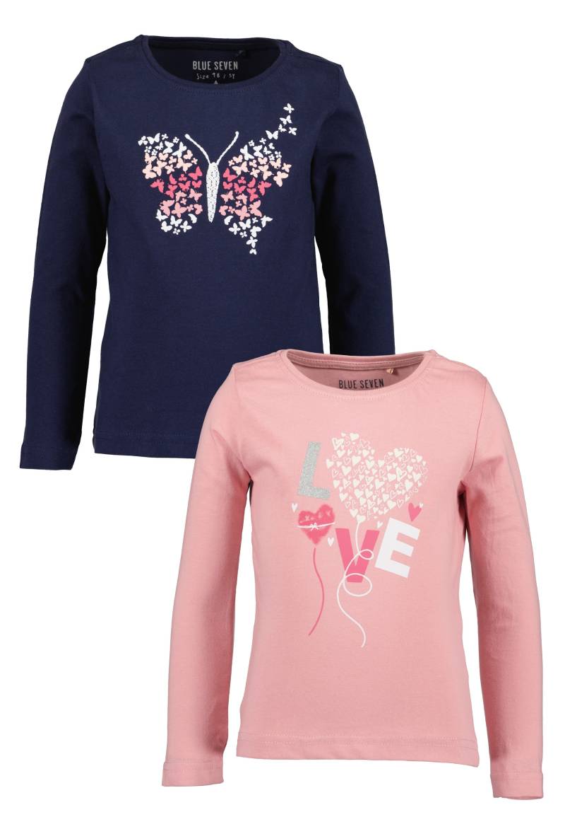 Blue Seven Langarmshirt »Blue Seven Mädchen Langarmshirts MARKETPLACE - 2er Pack«, (2 tlg.) von BLUE SEVEN