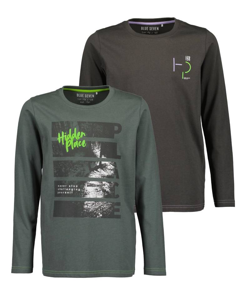 Blue Seven Langarmshirt »Blue Seven Teenager Jungen Langarmshirts - 2er Pack«, (2 tlg.) von BLUE SEVEN