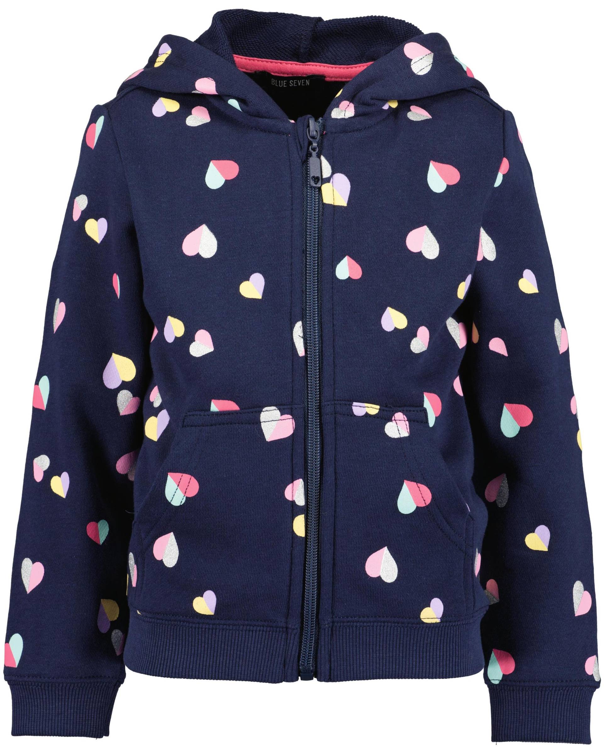 Blue Seven Sweatjacke »Blue Seven Mädchen Sweatjacke mit Kapuze Langarm Kinder Hoodie« Blue Seven Sweatjacke »Blue Seven Mädchen Sweatjacke mit Kapuze Langarm Kinder Hoodie« von BLUE SEVEN