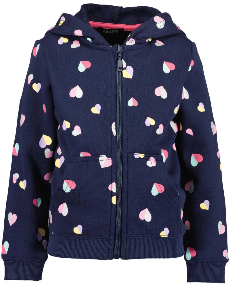 Blue Seven Sweatjacke »Blue Seven Mädchen Sweatjacke mit Kapuze Langarm Kinder Hoodie« von BLUE SEVEN