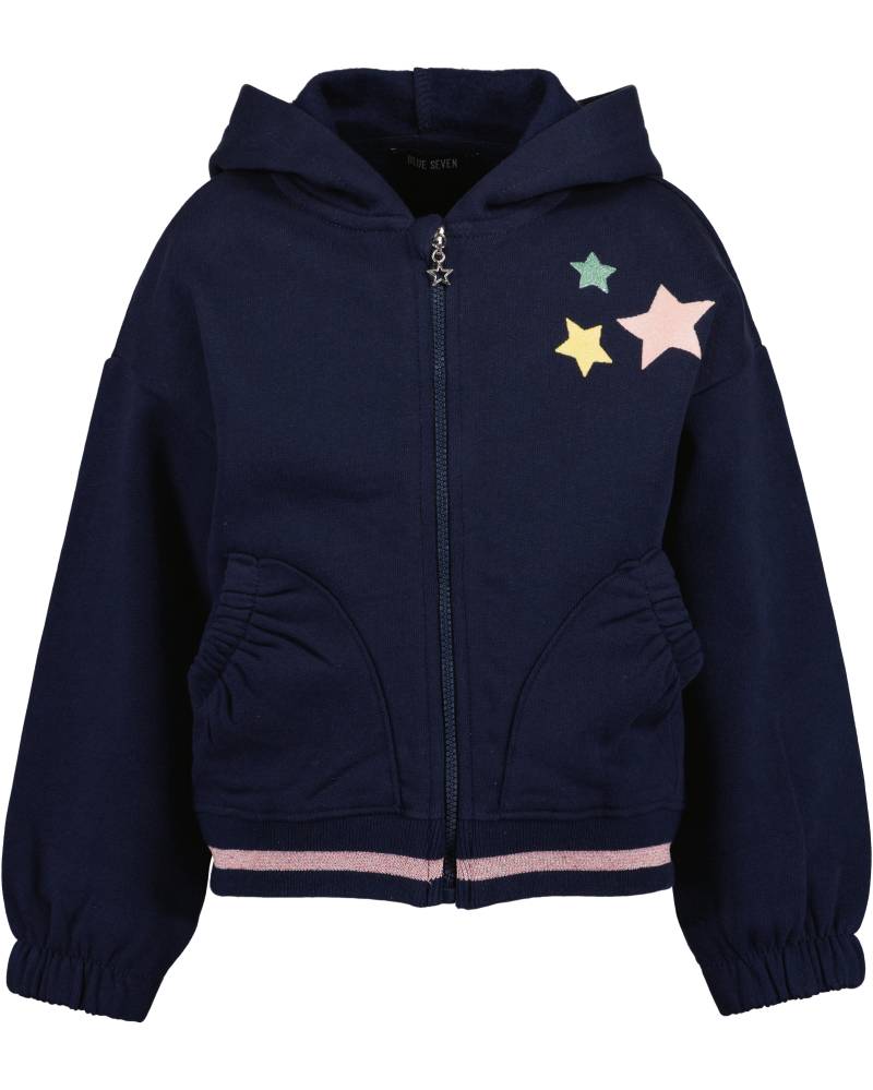 Blue Seven Sweatjacke »Blue Seven Mädchen Sweatjacke mit Kapuze UNICORN« von BLUE SEVEN