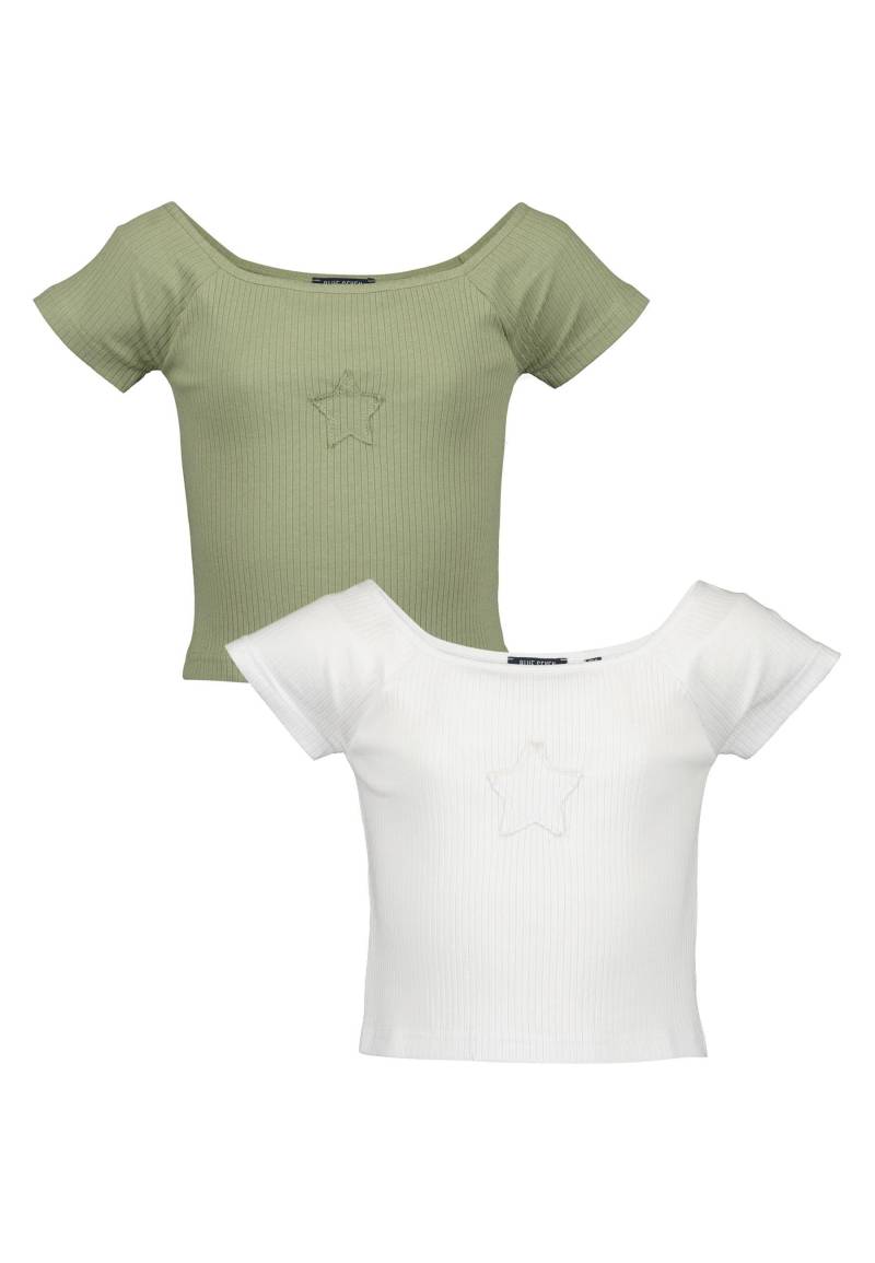 Blue Seven T-Shirt »Blue Seven Teenager Mädchen T-Shirts 2er Pack Carmen Ausschnitt«, (2 tlg.) von BLUE SEVEN