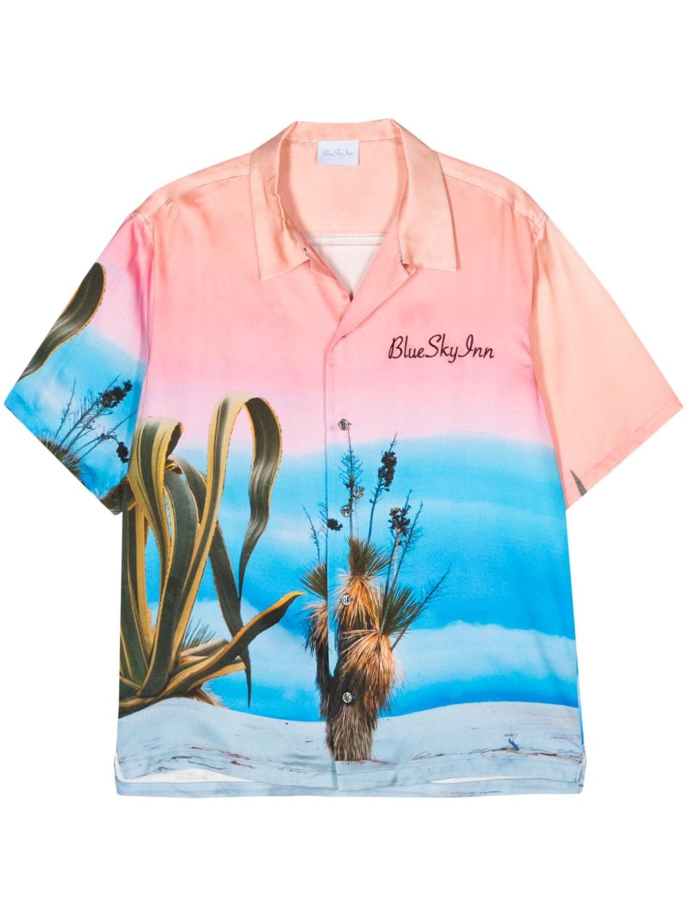 BLUE SKY INN Desert Sunrise graphic-print shirt - Pink von BLUE SKY INN