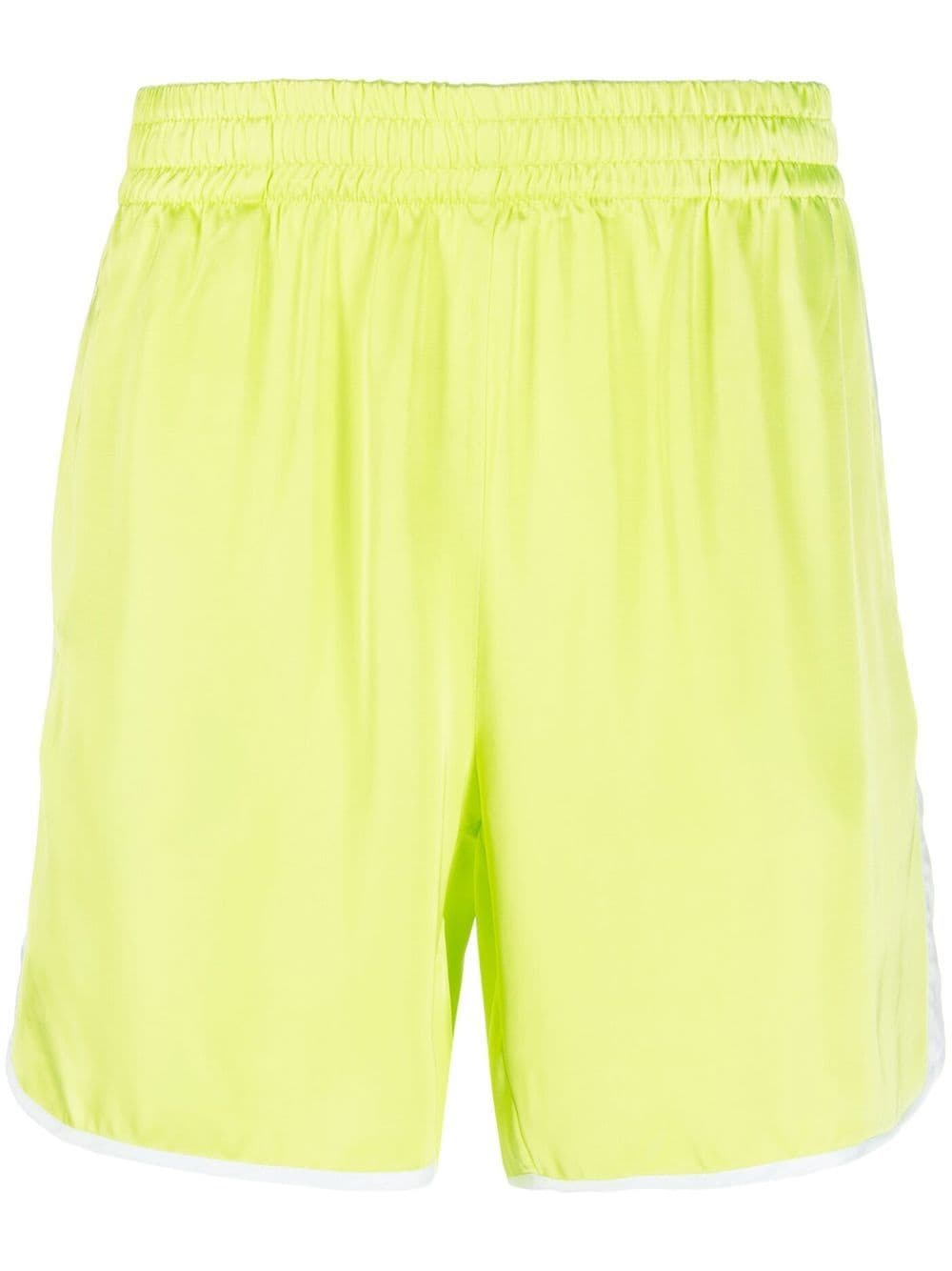 BLUE SKY INN contrasting-sides track shorts - Green von BLUE SKY INN