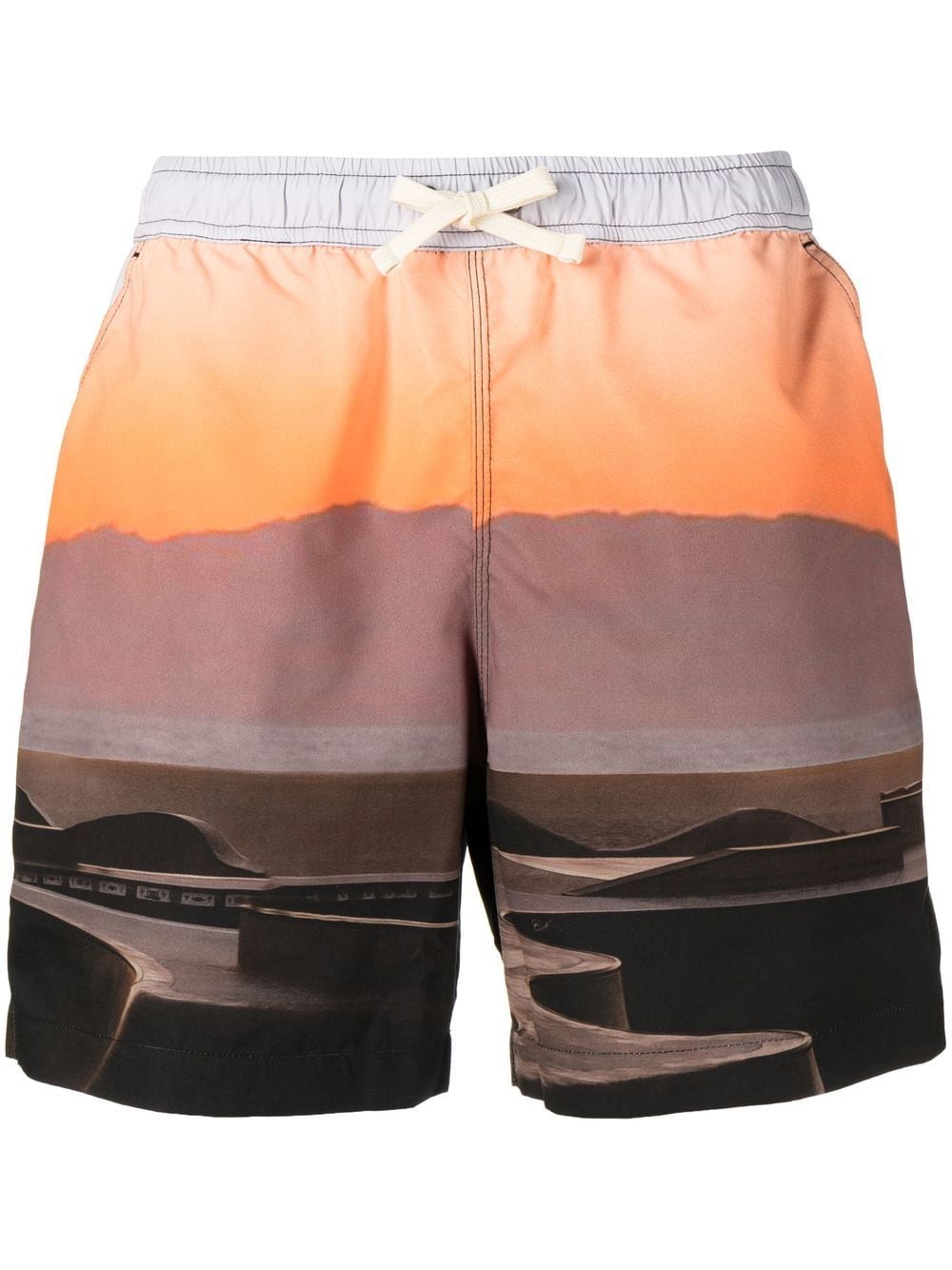 BLUE SKY INN graphic-print deck shorts - Brown von BLUE SKY INN