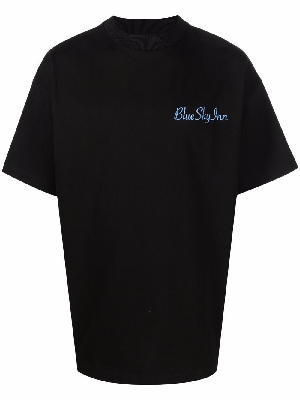 BLUE SKY INN logo-embroidered T-shirt - Black von BLUE SKY INN