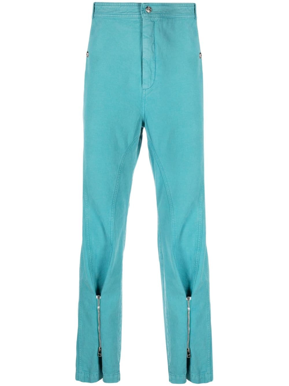 BLUEMARBLE zipped straight-leg trousers von BLUEMARBLE