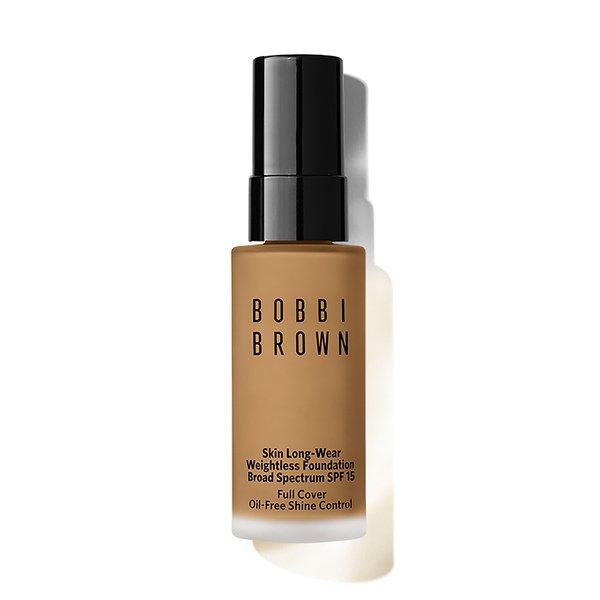 Mini Skin Long-wear Weightless Foundation Spf 15 Unisex Warm Natural 13ml von BOBBI BROWN