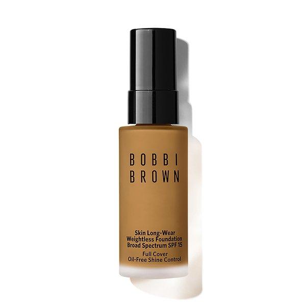 Mini Skin Long-wear Weightless Foundation Spf 15 Unisex Warm Honey 13ml von BOBBI BROWN