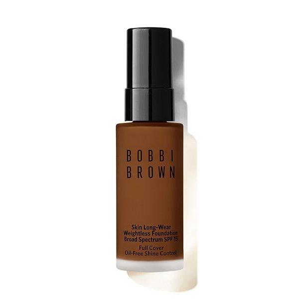 Mini Skin Long-wear Weightless Foundation Spf 15 Unisex Almond 13ml von BOBBI BROWN