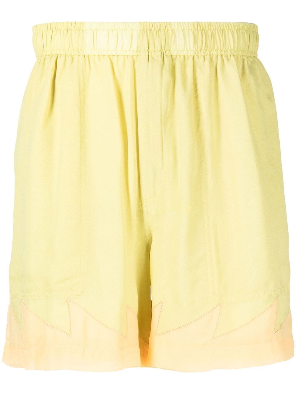 BODE above-knee silk shorts - Green von BODE