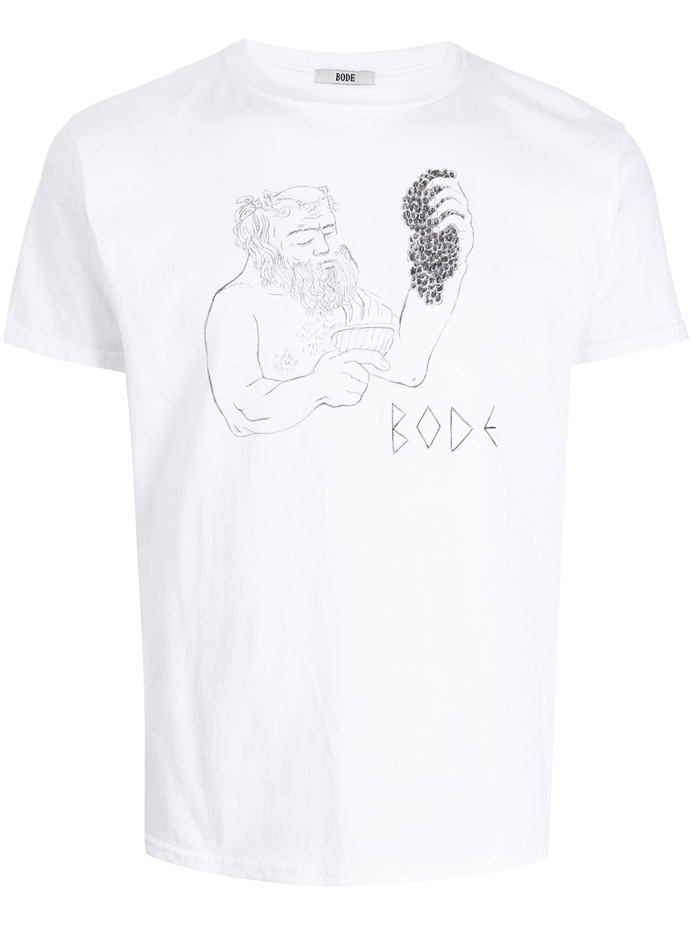 BODE logo-print T-shirt - White von BODE