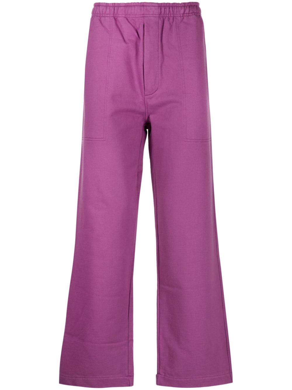 BODE wide-leg cotton track pants - Purple von BODE