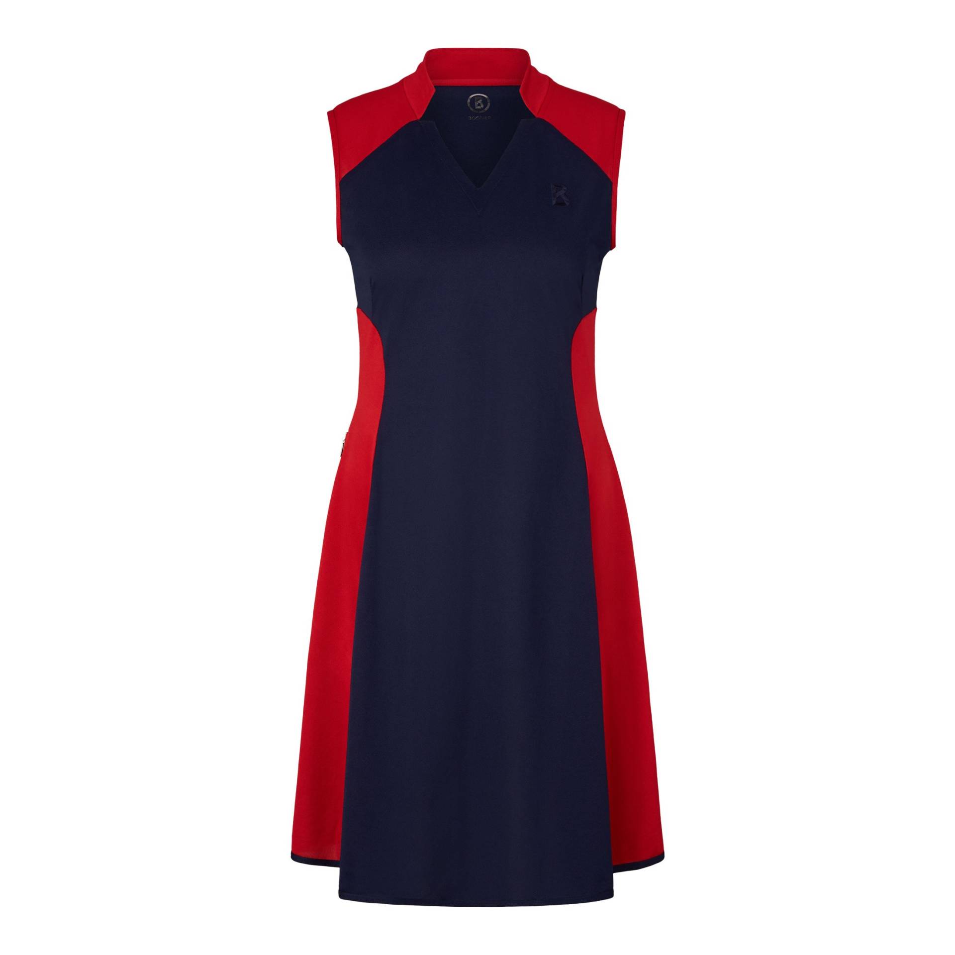 BOGNER SPORT Funktions-Polo-Kleid Carlotta für Damen - Dunkelblau/Rot von BOGNER Sport