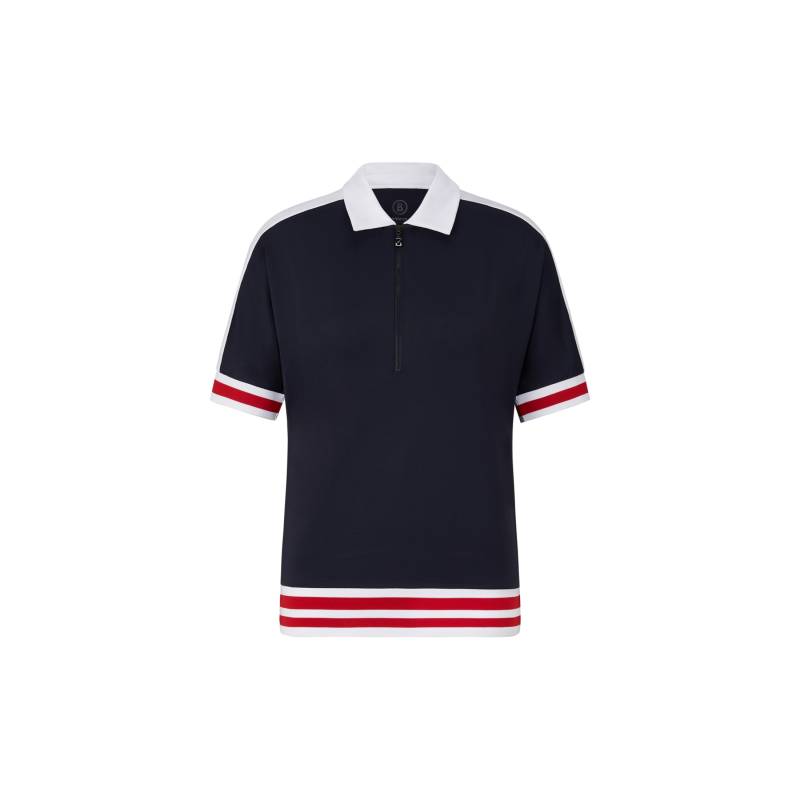 BOGNER SPORT Funktions-Polo-Shirt Amelia für Damen - Navy-Blau/Rot von BOGNER Sport