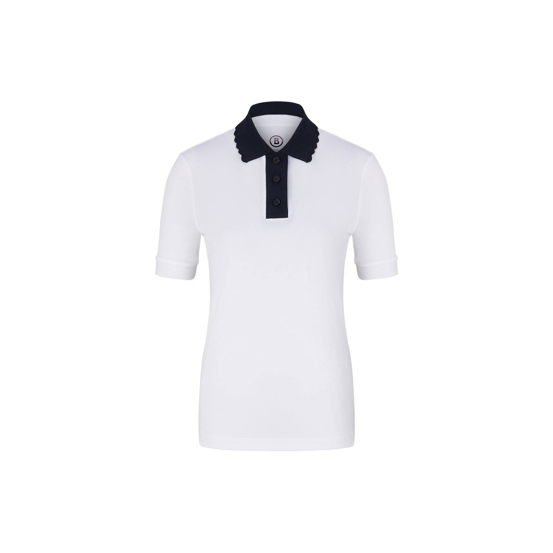 BOGNER SPORT Funktions-Polo-Shirt Carole für Damen - Weiß/Navy-Blau von BOGNER Sport