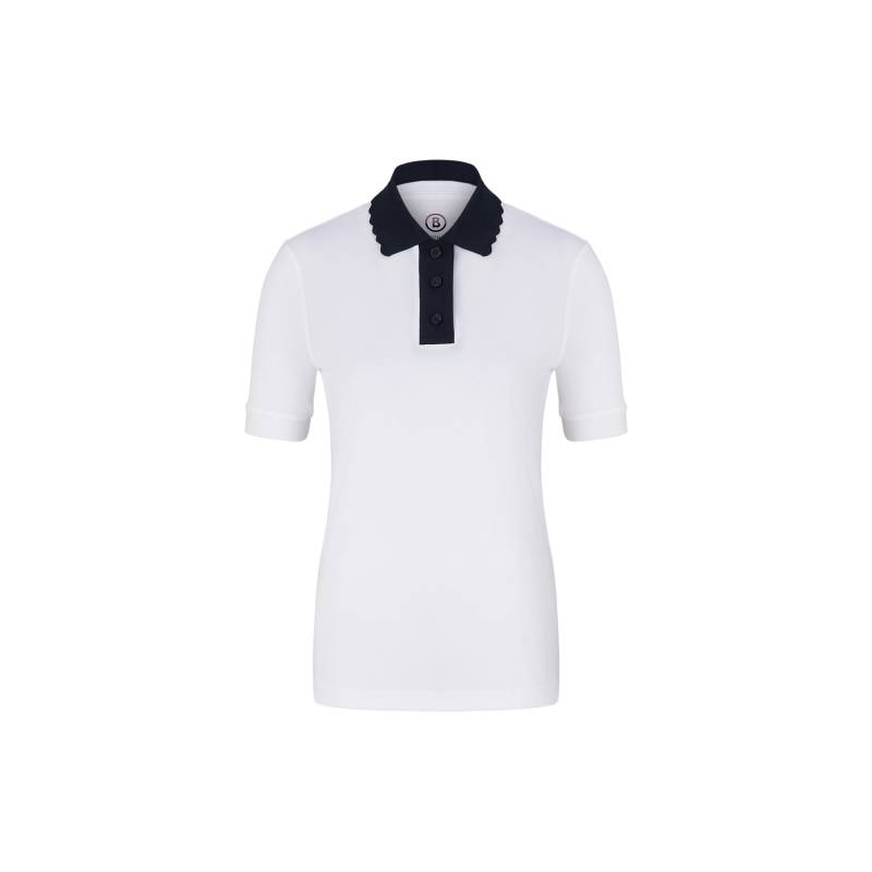 BOGNER SPORT Funktions-Polo-Shirt Carole für Damen - Weiß/Navy-Blau von BOGNER Sport