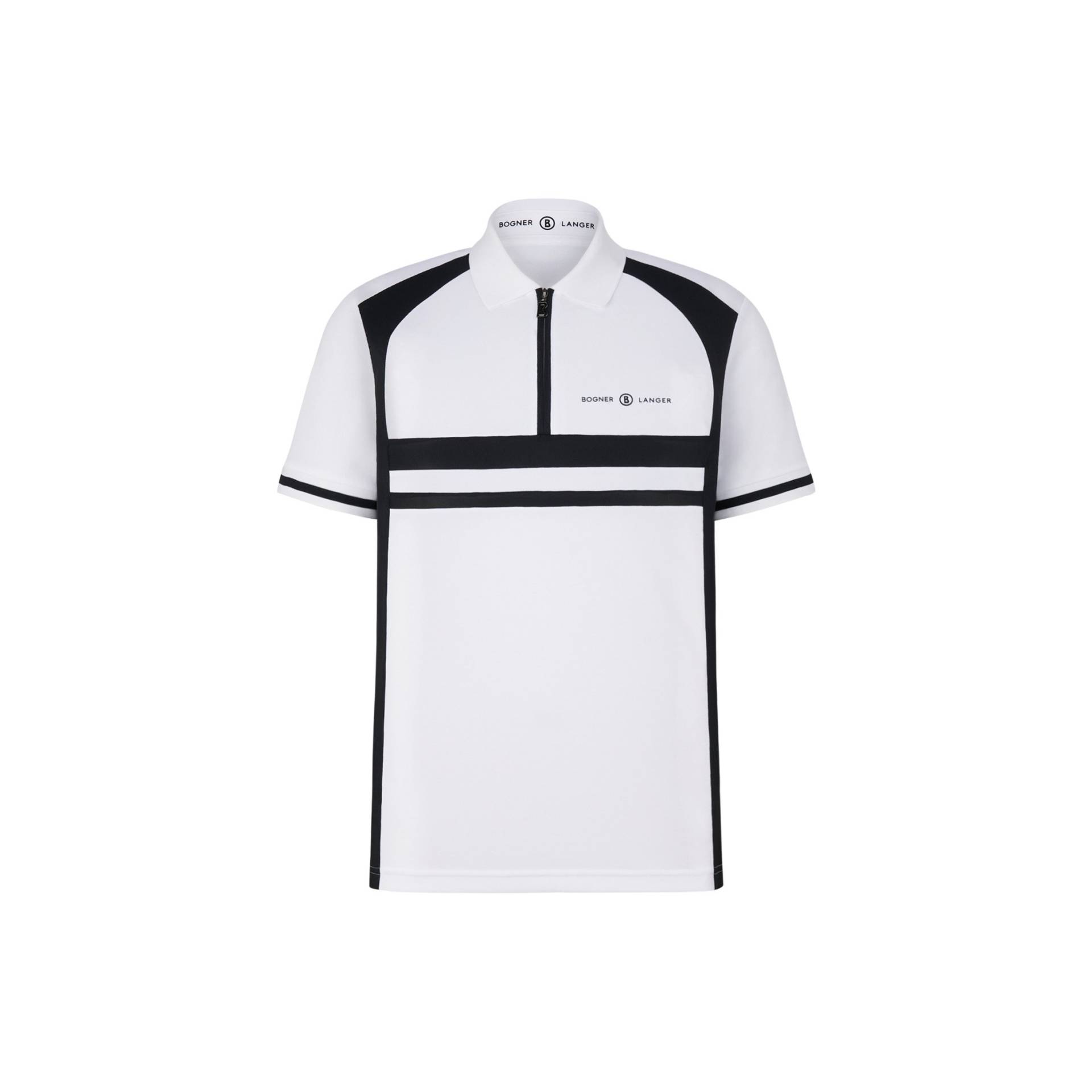 BOGNER SPORT Polo-Shirt Bernhard für Herren - Weiß/Schwarz von BOGNER Sport