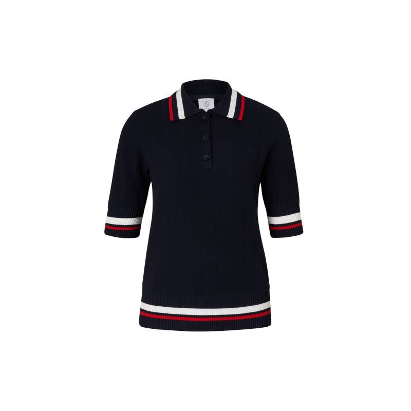 BOGNER SPORT Strick-Polo-Shirt Lennie für Damen - Navy-Blau von BOGNER Sport