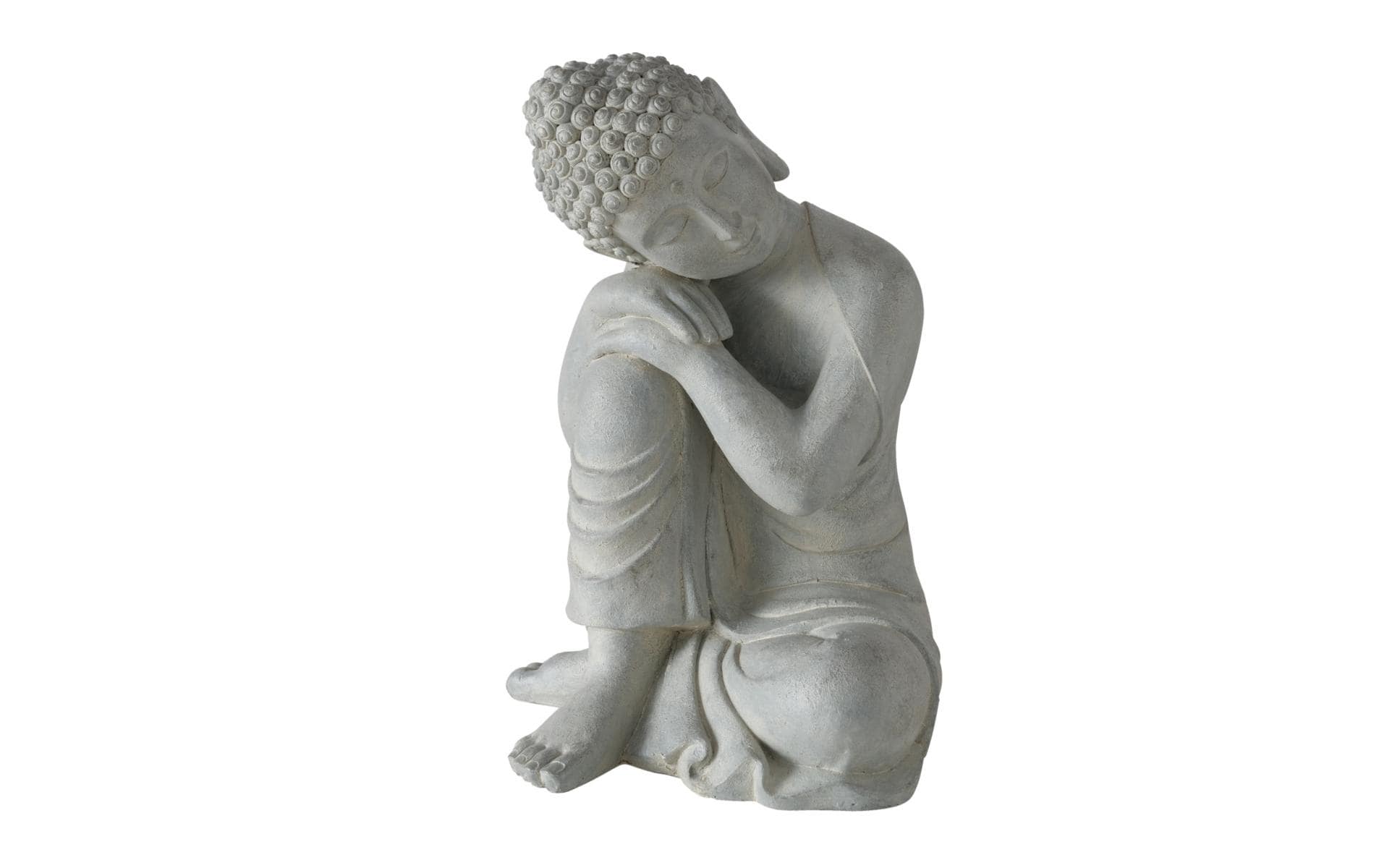 BOLTZE Dekofigur »Buddha Liamy Grau« von BOLTZE