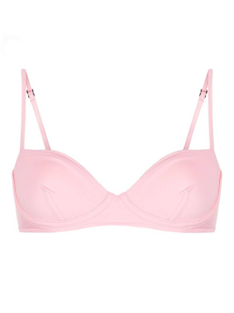 BONDI BORN Brielle sweetheart-neck bikini top - Pink von BONDI BORN