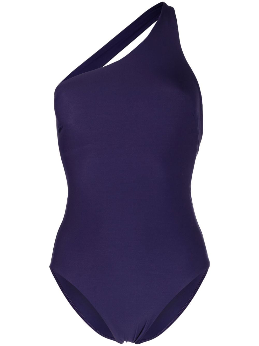 BONDI BORN Colette off-shoulder one-piece - Purple von BONDI BORN