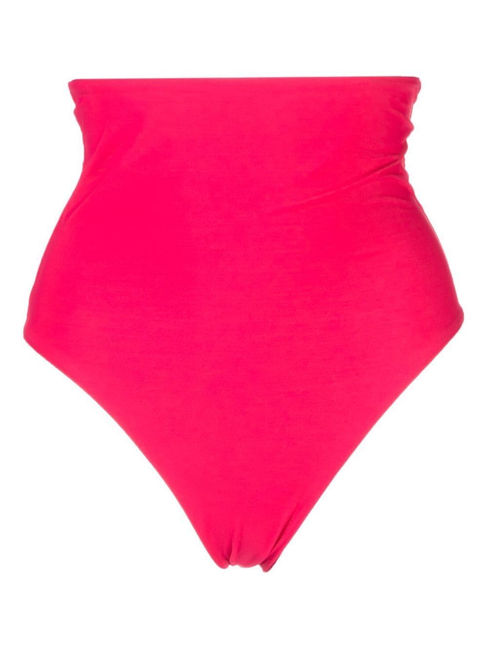 BONDI BORN Leah high-waisted bikini bottoms - Pink von BONDI BORN