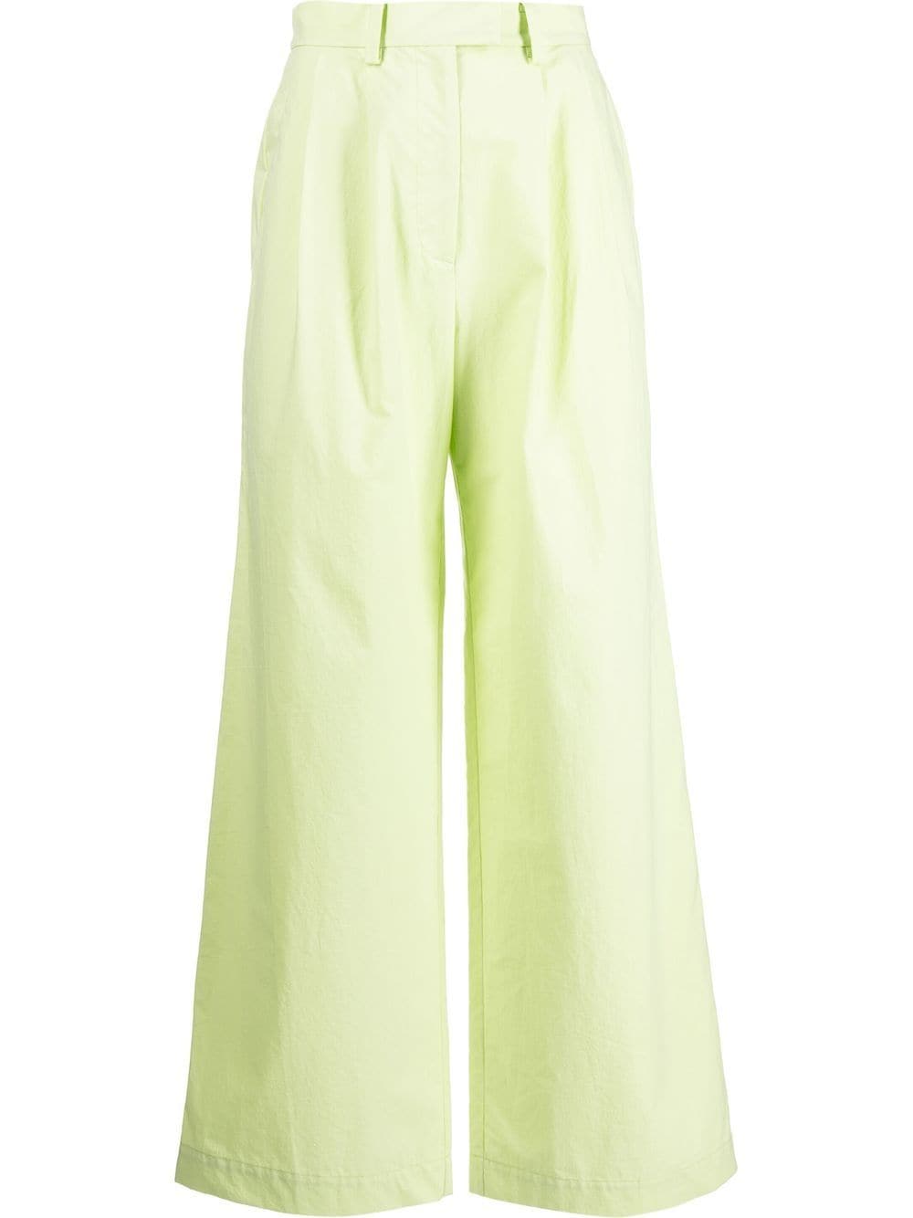 BONDI BORN Levanzo wide-leg trousers - Green von BONDI BORN