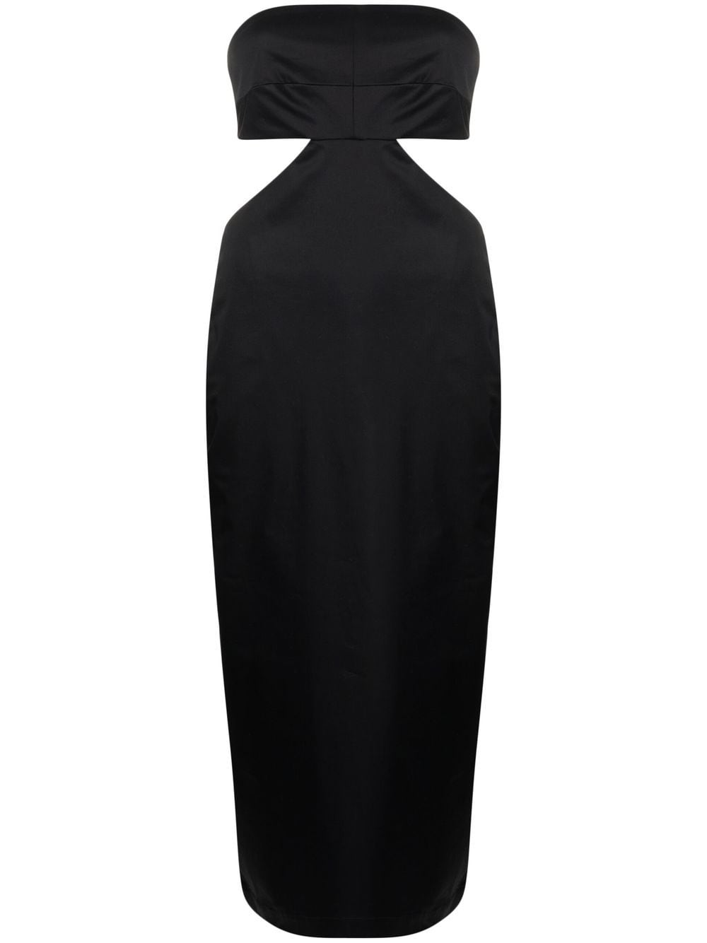 BONDI BORN Monte Carlo strapless cut-out dress - Black von BONDI BORN