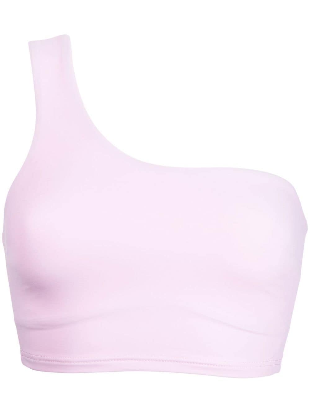 BONDI BORN Ollie one-shoulder bikini top - Pink von BONDI BORN