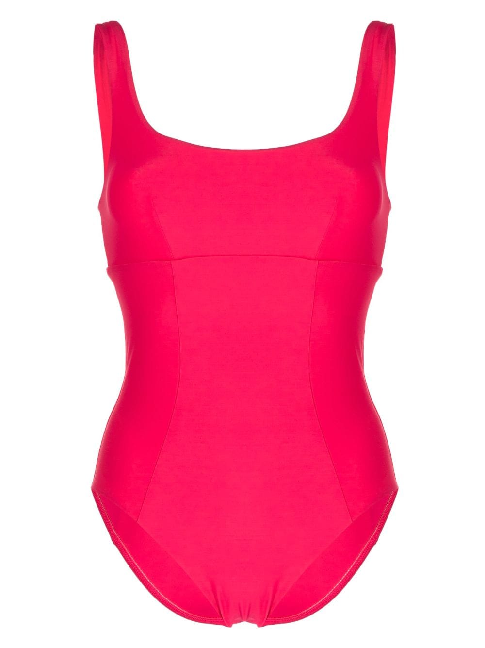 BONDI BORN Piper square-neck one-piece - Pink von BONDI BORN