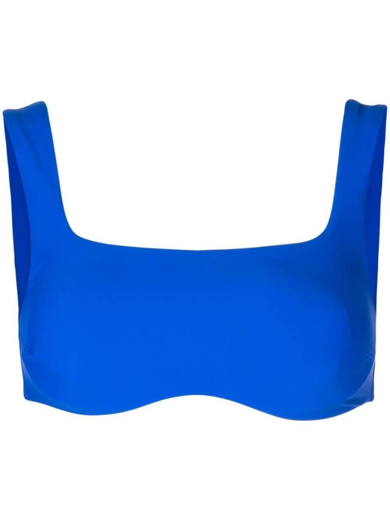 BONDI BORN Winona bikini top - Blue von BONDI BORN