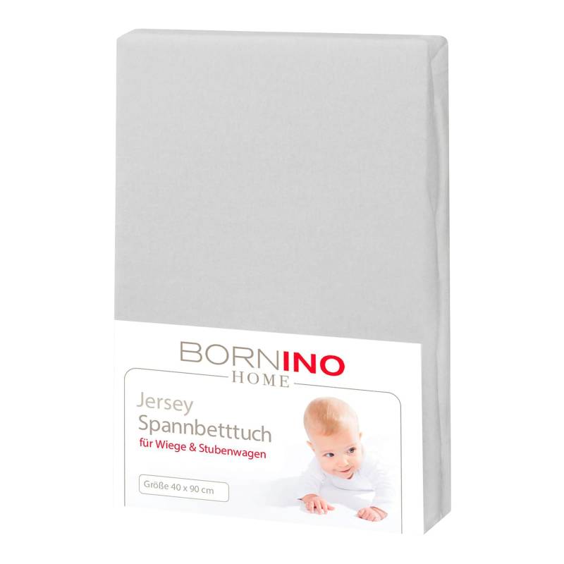 Jersey-Spannbetttuch 40x90 cm von BORNINO HOME