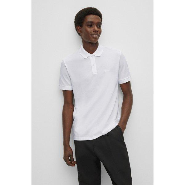 Poloshirt, Kurzarm Herren Weiss M von BOSS BLACK