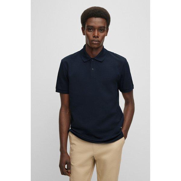 Poloshirt, Kurzarm Herren Dunkelblau L von BOSS BLACK