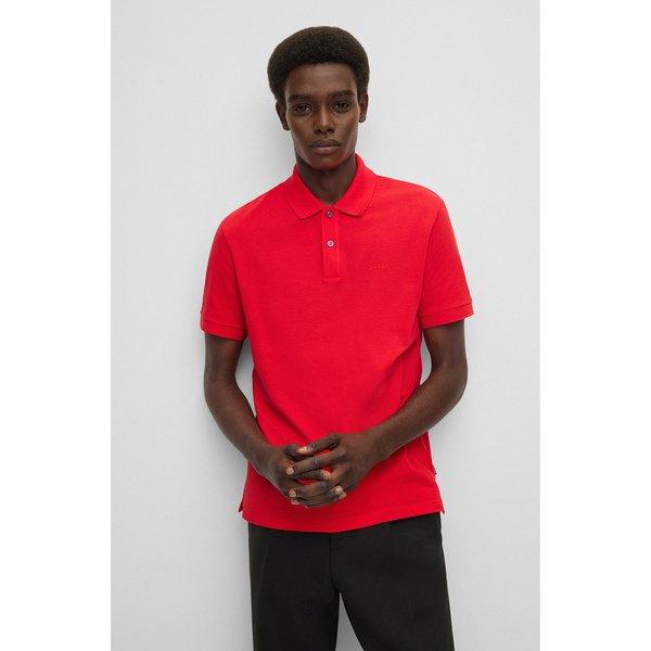 Poloshirt, Kurzarm Herren Rot M von BOSS BLACK