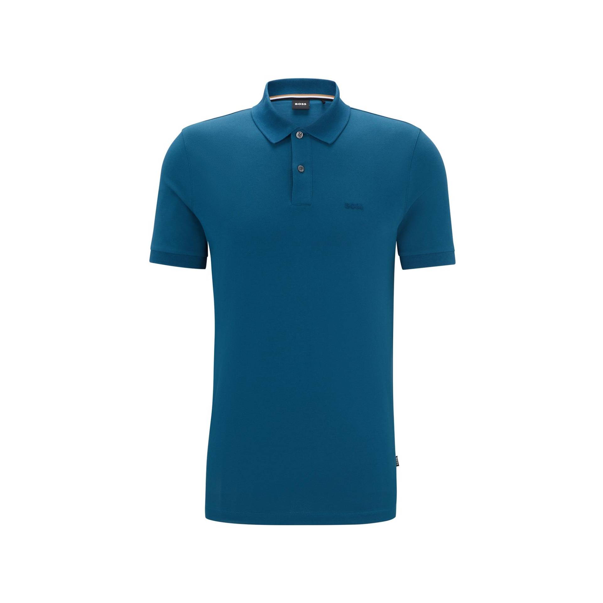 Poloshirt, Kurzarm Herren Multicolor L von BOSS BLACK