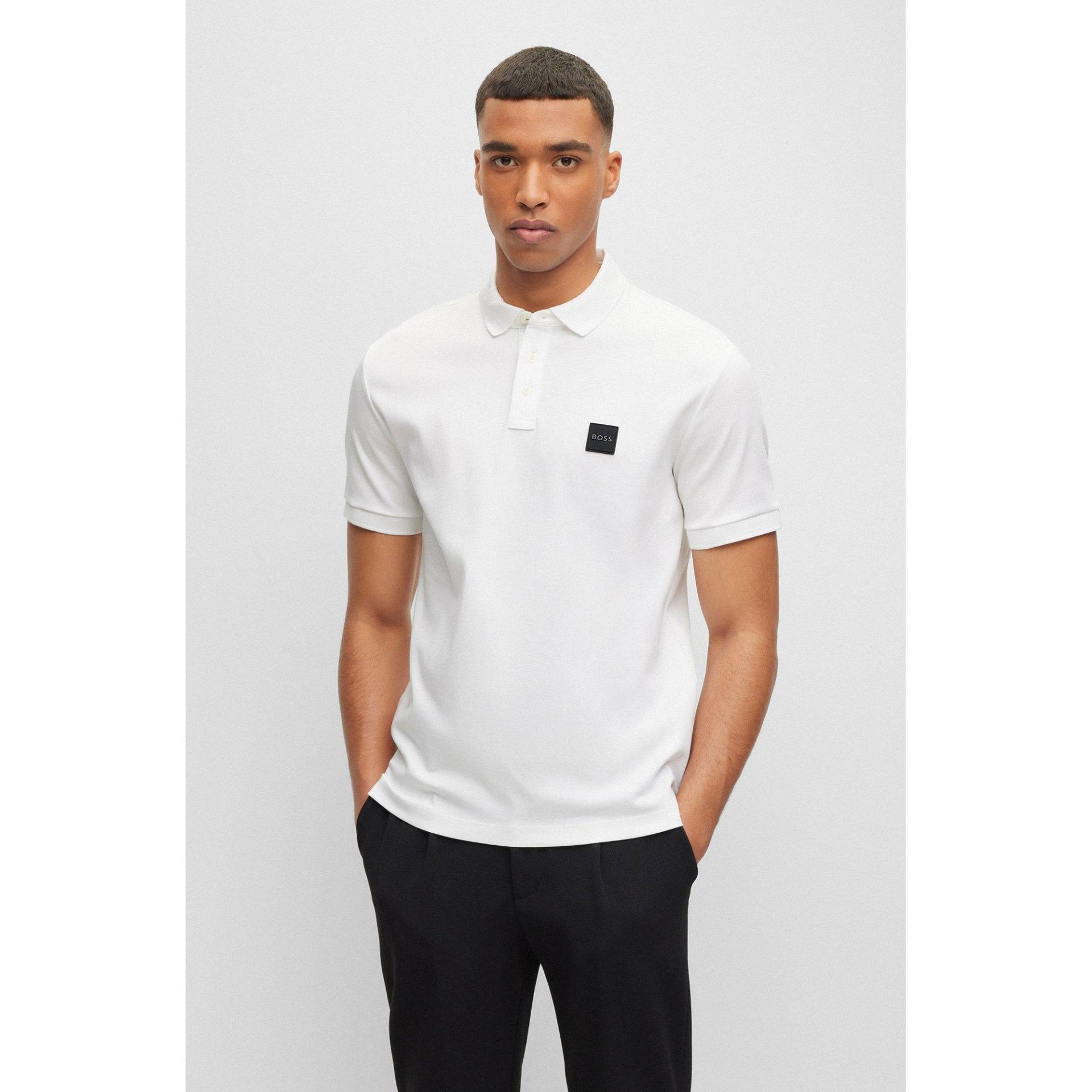 Poloshirt, Kurzarm Herren Weiss S von BOSS BLACK