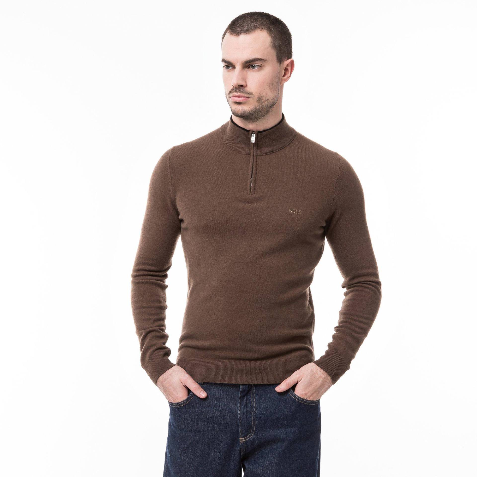 Pullover Herren Grün L von BOSS BLACK