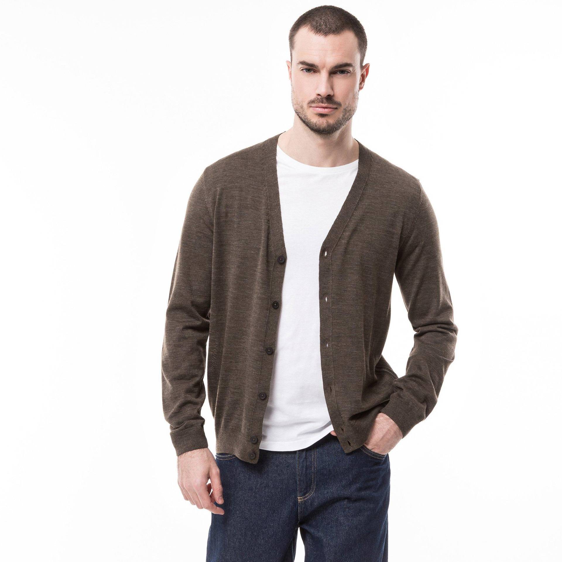 Pullover Herren Khaki L von BOSS BLACK