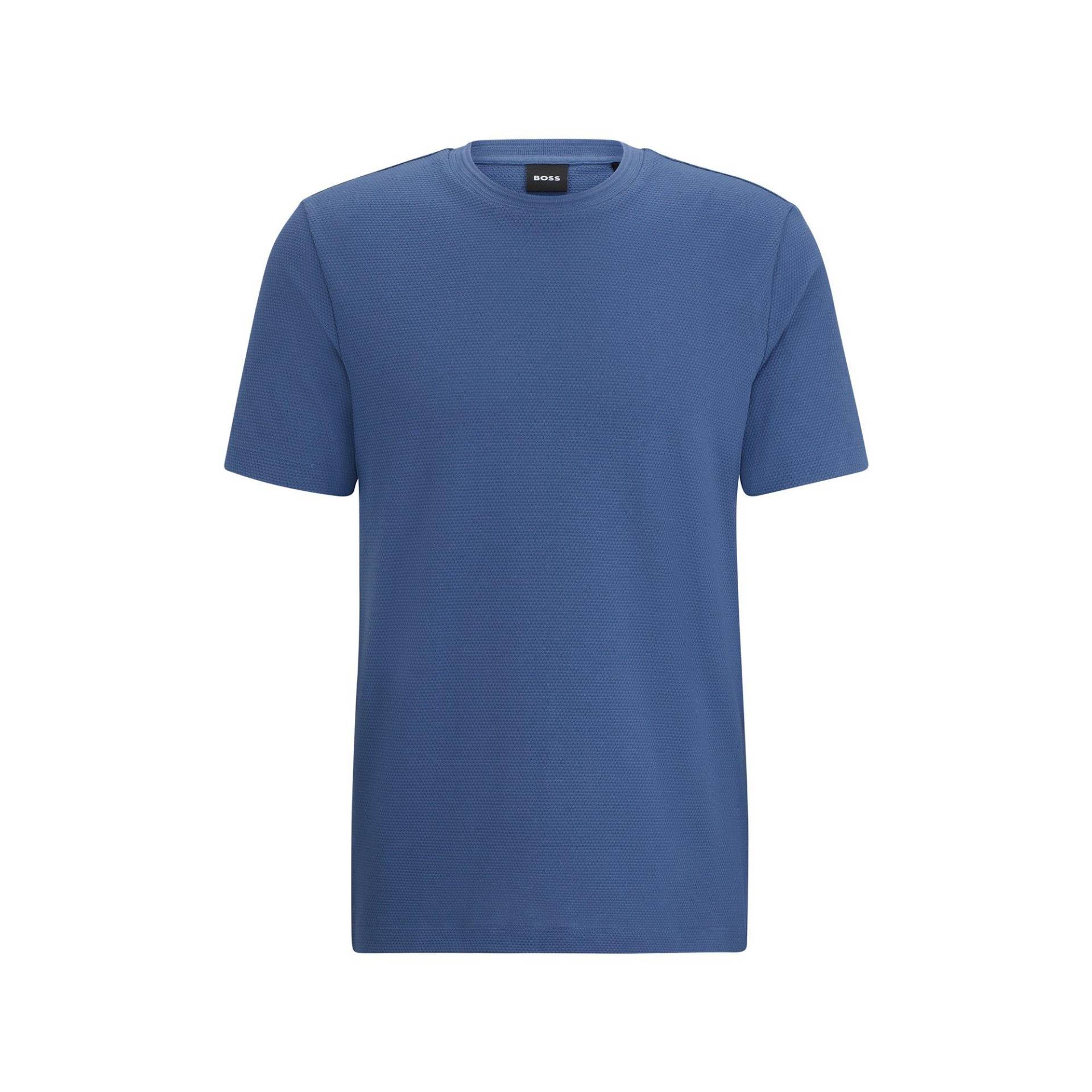 T-shirt Herren Blau L von BOSS BLACK