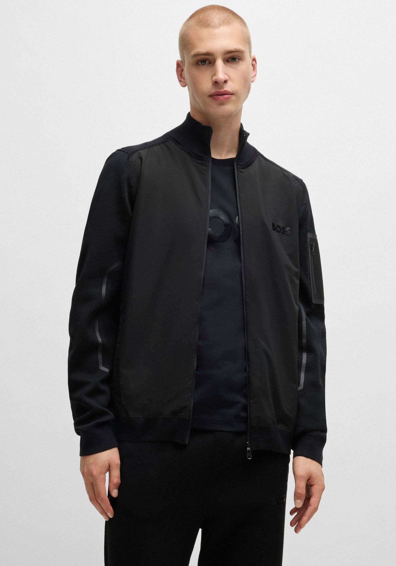 BOSS GREEN Bomberjacke »Zhino«, mit Markenlabel von BOSS GREEN