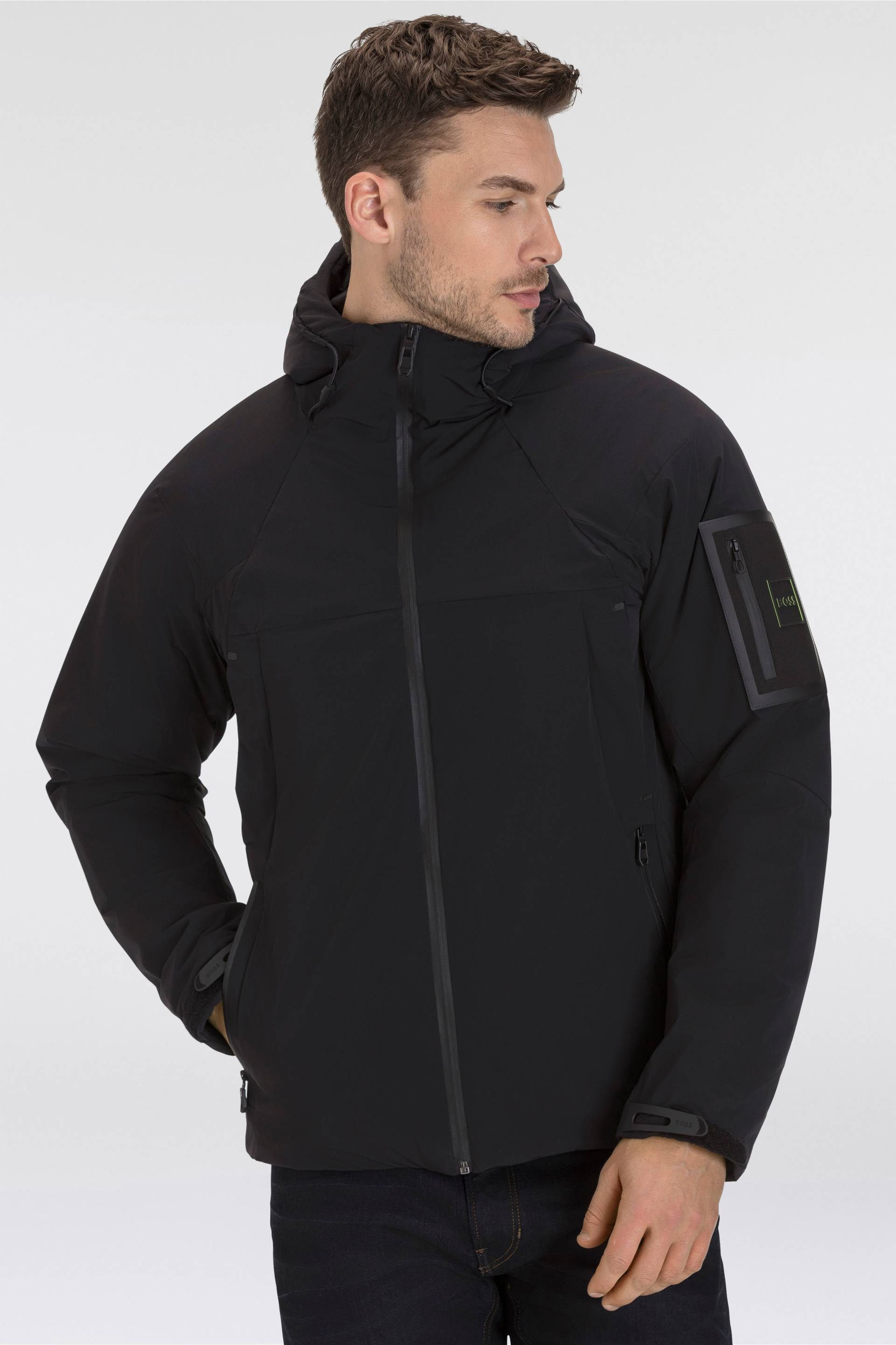 BOSS GREEN Funktionsjacke »J_Leggenda«, mit Kapuze, mit Kapuze BOSS GREEN Funktionsjacke »J_Leggenda«, mit Kapuze, mit Kapuze von BOSS GREEN